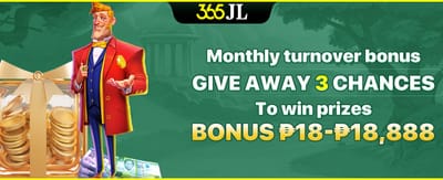 Monthly Turnover Jackpot Giveaway promotion